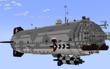 Black Imperial Navy Behemoth-Class command ship | movecraft airship