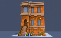 Brownstone Halloween House
