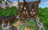 Cozy Survival Farmstead - (Java/Bedrock + Schematic)