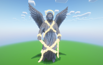 Minecraft Angel 7 Statue ( FREE )