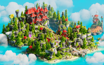 🧩SKYBLOCK SPAWN - Duskhaven | 500x500🧩