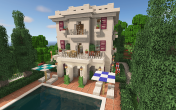 Small Luxury Villa - (Java/Bedrock + Schematic)