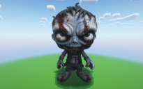Minecraft Halloween Zombie Statue