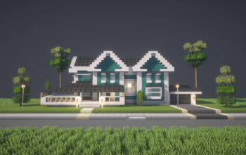 Ultra Realistic American House – 5 Color Variants