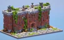 Ruined Minecraft Build