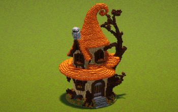 Orange hunted house