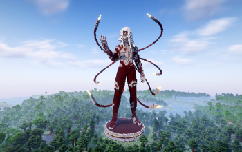 Minecraft Muzan Final Form |Demon Slayer| Statue