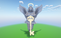 Minecraft Angel 8 Statue ( FREE )