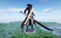 Minecraft Dracule Mihawk |One Piece| Statue