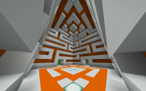 MinecraftOnline 2025 Mosaic Maze Event Submission by Histy_Histamine (DORFic/Frutiger Aero Design)