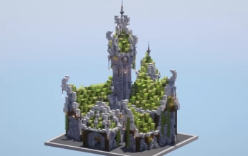Fantasy Castle with Interiors