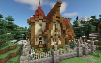 Cozy Rustic Survival House - (Java/Bedrock + Schematic)