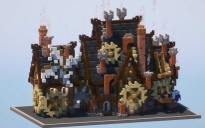 Gray Steampunk House