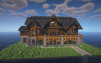 Rustic Mountain Estate + Full Interior! 🏔️