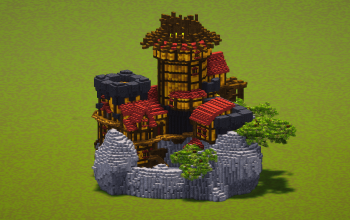 Yellow Medieval Castle