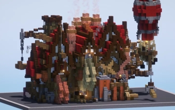 Red Medieval Starter House