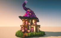 🧙‍♀️ Witch Hat Fantasy House | Magical Medieval Build