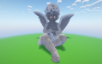 Minecraft Baby Angel 2 Statue ( FREE )