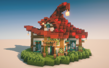 🧙‍♀️Witch Hat Cottage — Magical Medieval Home