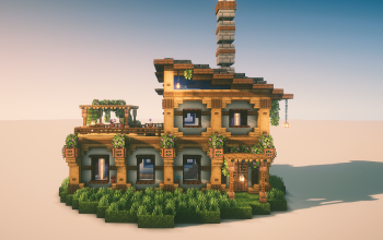 🏰Medieval House Build – Detailed & Atmospheric Design!