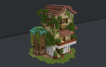 Solarpunk Starter House