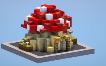 Fantasy Mushroom Starter House