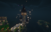 Fantasy Style Witch Tower with full interior