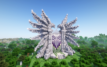 Minecraft Angel Wings |Idyll| Nether Portal Statue V10