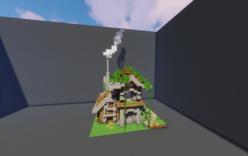 Medieval House with full interior (Schematic File)