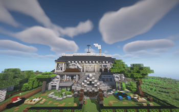 Modern House with pool and full interior