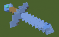 Mine craft dimond sword
