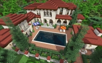 Spanish Style Villa #2 - (Java/Bedrock + Schematic)