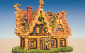 🏰 Rustic Medieval House – Unique Handcrafted Schematic!