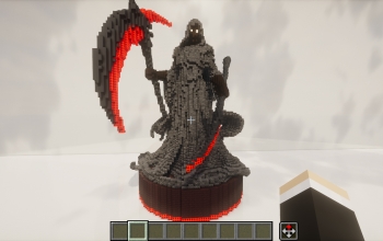 Grim reaper statue（Free Download）