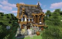 Minecraft Cozy Survival Cottage - (Java/Bedrock + Schematic)