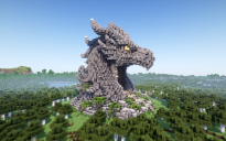 Minecraft Griffin |Mythology| Nether Portal Statue V02 Free (Schematic and Map)