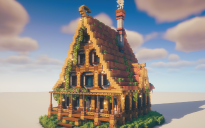 🌾 Medieval Cottage – Warm & Natural Atmosphere! 🛖✨