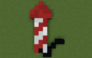 Firework Rocket Pixel Art