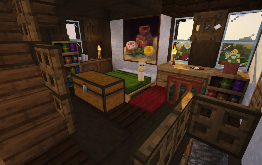 Minecraft Medieval Survival Cottage - (Java/Bedrock + Schematic ...