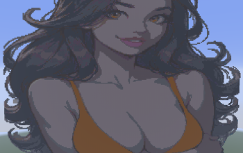 Beach Girl (Pixel Art)