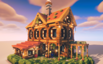 ✨ Enchanting Medieval House – Premium Minecraft Build 🏰🌿