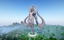 Minecraft Eden's Verse |Refulgence, Final Fantasy XIV| Statue
