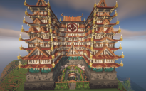 Medieval Japanese Styled Arasaka HeadQuarters (Japanese castle)