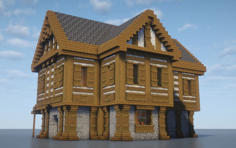 Medieval House – Fully Decorated Interior, creation #27409