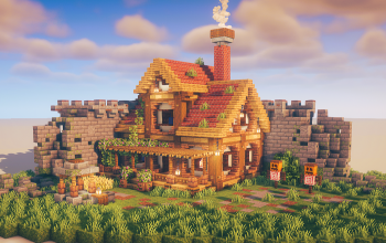 🏰✨ Fortified Medieval House – Exclusive Patreon Schematic ✨🏰