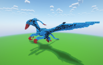 Minecraft Avatar Dragon Statue