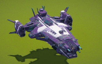 Huge Alien Spaceship