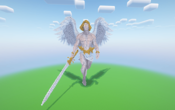 Minecraft Angel 9 Statue ( FREE )