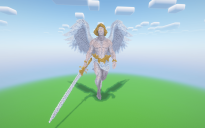 Minecraft Angel 9 Statue ( FREE )