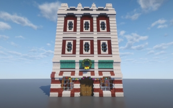 New York Style Building – Christmas Shop Interior